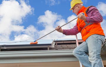 Branksome soft wash roof cleaning